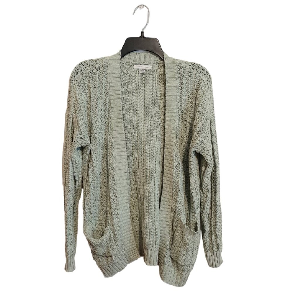 American Eagle Light Green Cardigan